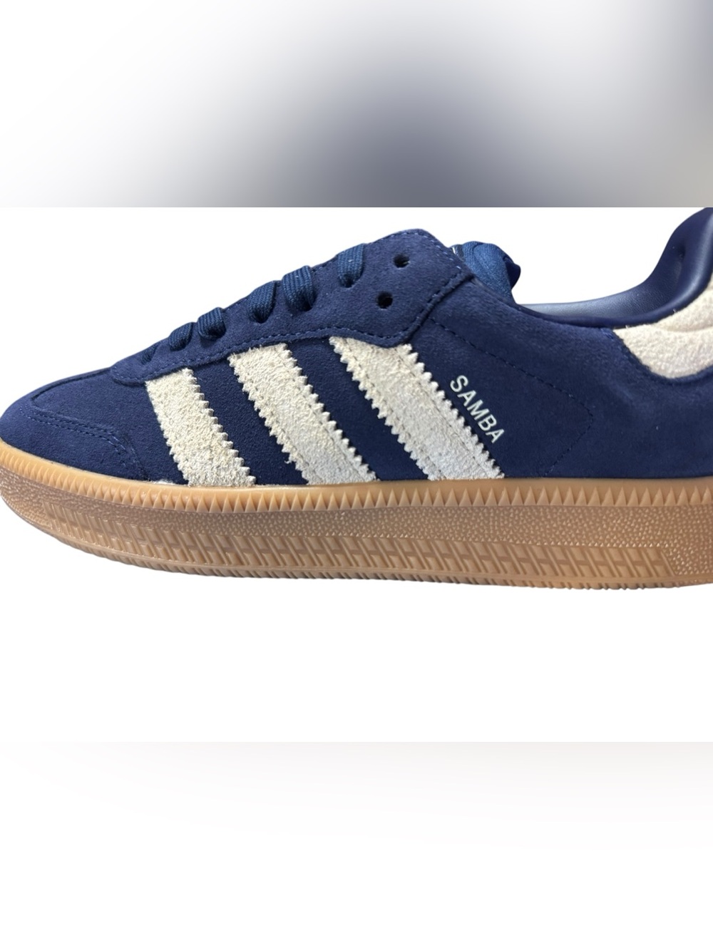 Adidas Samba XLG Gum 3 Indigo Warm Vanilla Sz Women’s 10 Men 9 With Charms New